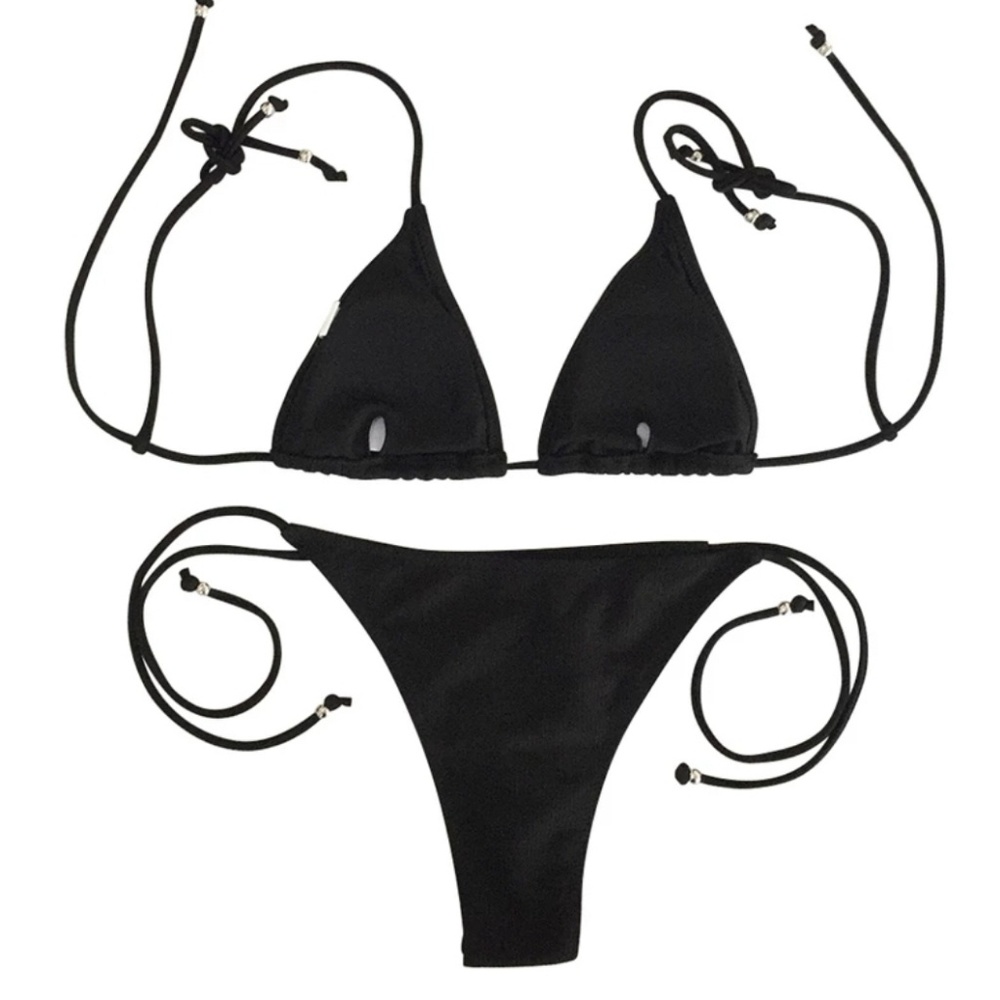 Just in!!! Ribbed Triangle Bikini Set  - Picture 7 of 7